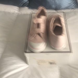Pink coach gym shoes